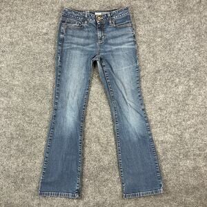 DKNY Jeans Womens Size 29 Bootcut Blue‎ Denim Stretch Mid Rise Classic Casual